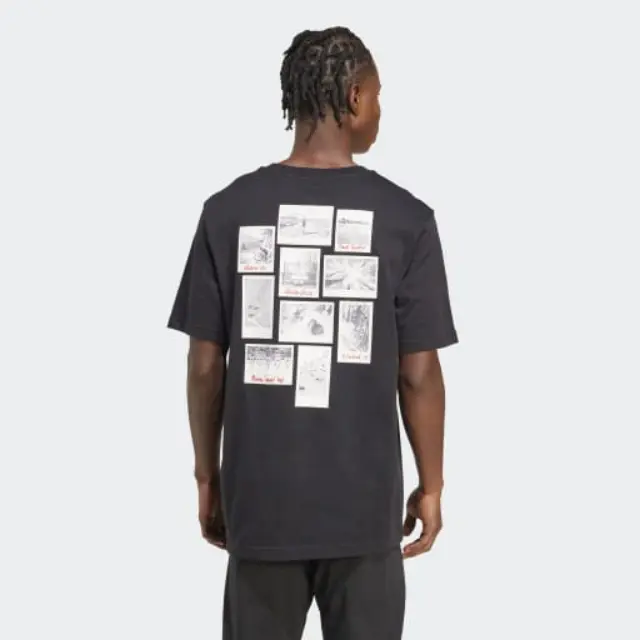 Adidas T-shirt Gallery Black JM6440 - S 2