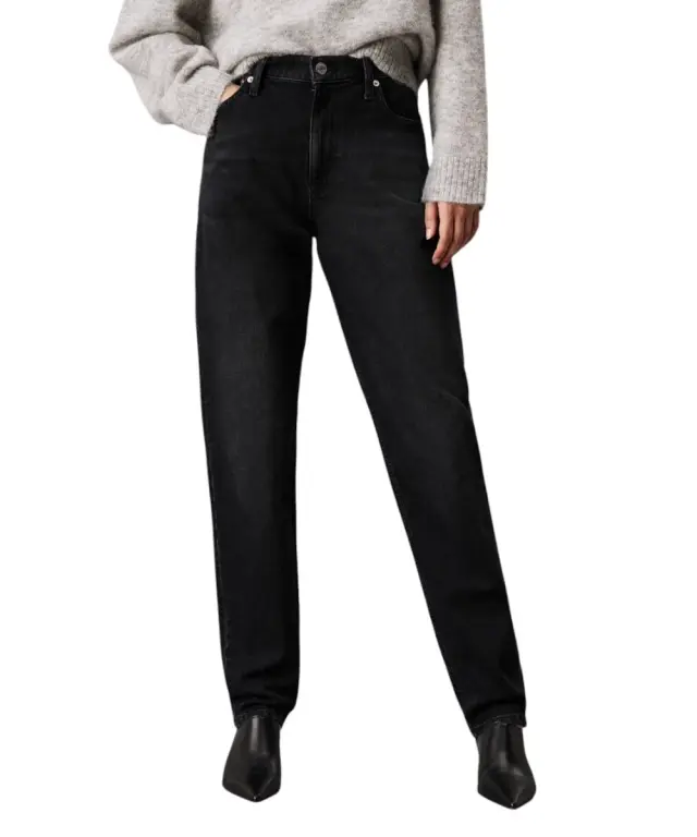 Calvin Klein - Γυναικείο Παντελόνι Mom Jeans J20J224035-1BY Μαύρο