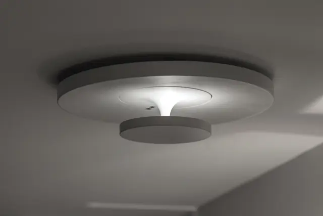 Στρογγυλό LED Φωτιστικό Οροφής Bop VK/02078/G/W Γκρι 18W 3000K IP54 Ø38x9.8cm Γκρί 2