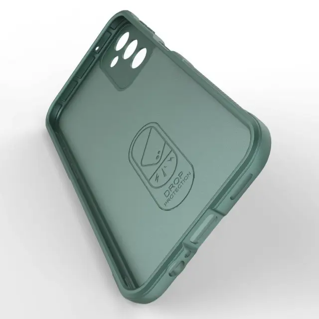 Θήκη Σιλικόνης Rugged Anti Scratch για Samsung Galaxy A14 5G/ 4G Green OEM 2
