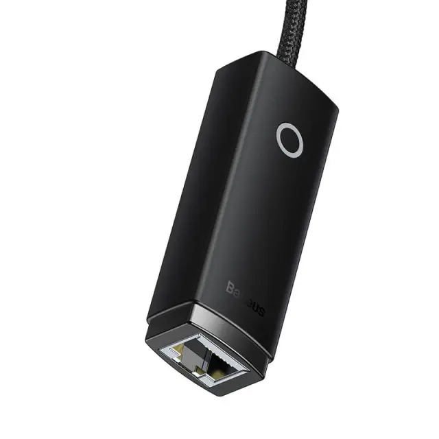 Baseus Αντάπτορας Δικτύου Lite Series USB-C σε RJ45 (Μαύρο)WKQX000301 2