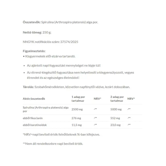 JutaVit Spirulina Powder 2