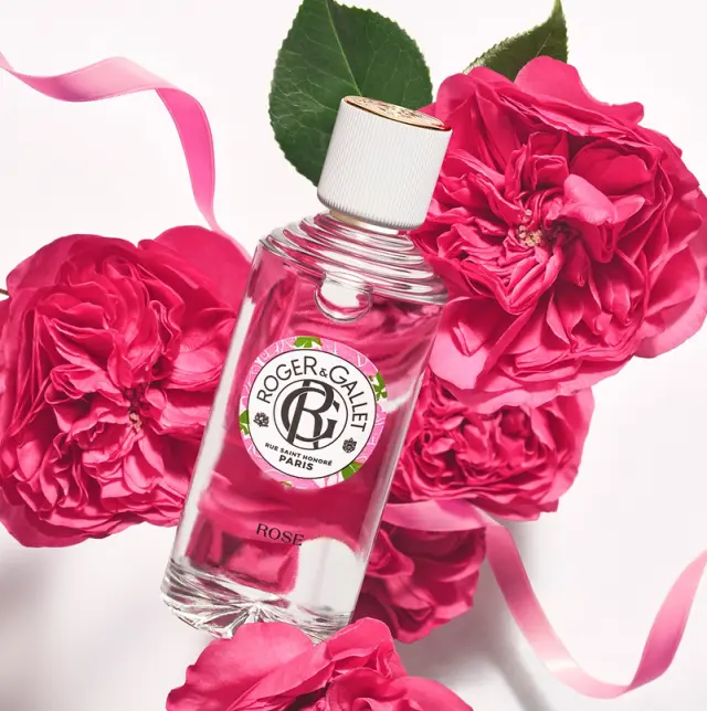 Roger & Gallet Rose Eau Parfumée Bienfaisante Άρωμα Εμπλουτισμένο με Αιθέριο Έλαιο Τριαντάφυλλου, 100ml 2