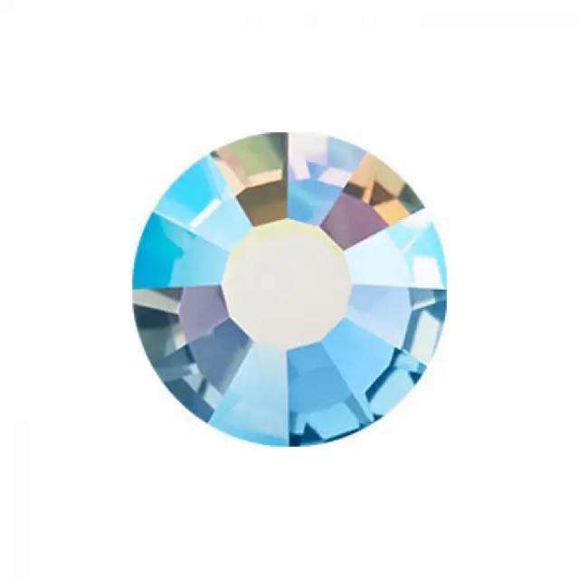 Preciosa VIVA 12 Light Sapphire AB SS34 Flat Back - 9τεμ
