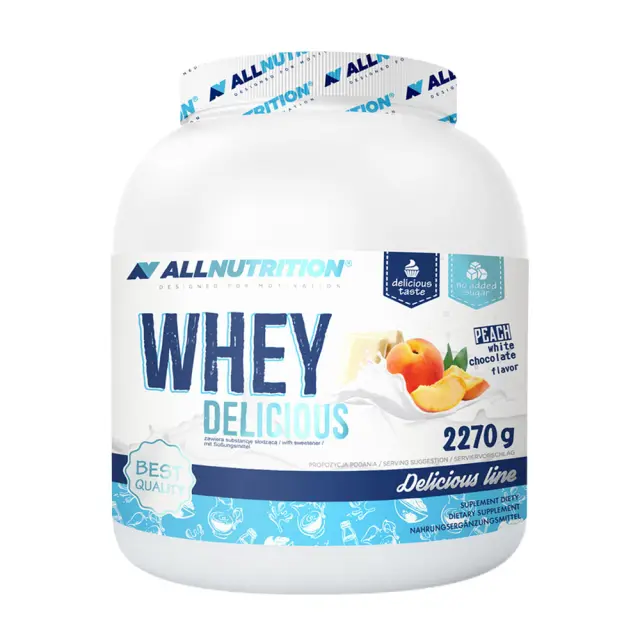 ALLNUTRITION Whey Delicious White Chocolate with Peach, 2270 g