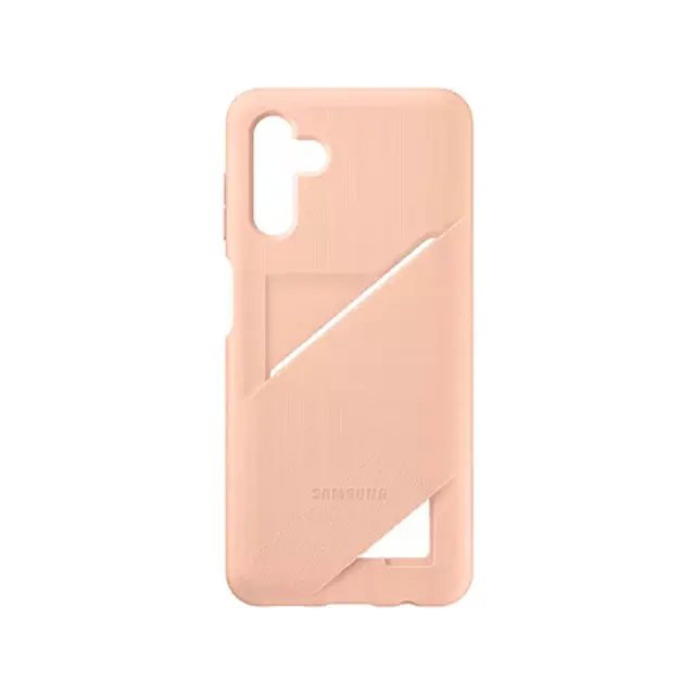 Θήκη Σιλικόνης Με Υποδοχή Για Κάρτα Samsung EF-OA136 Card Slot Cover Για Samsung Galaxy A13 5G Peach