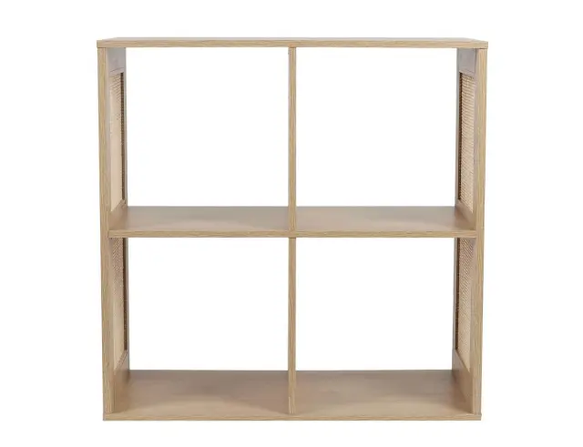 Ραφιέρα Οργάνωσης Bali Home Deco Factory με 4 ράφια και διαστάσεις 66x32x66cm - Συνδυάζεται με κουτιά αποθήκευσης - Σε απόχρωση Ξύλου HD0244 3