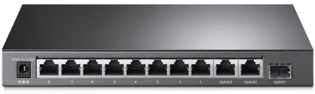 Tp-Link Unmanaged Switch SG1210M 10-Port Gigabit 1-Port SFP Black (TL-SG1210MP)