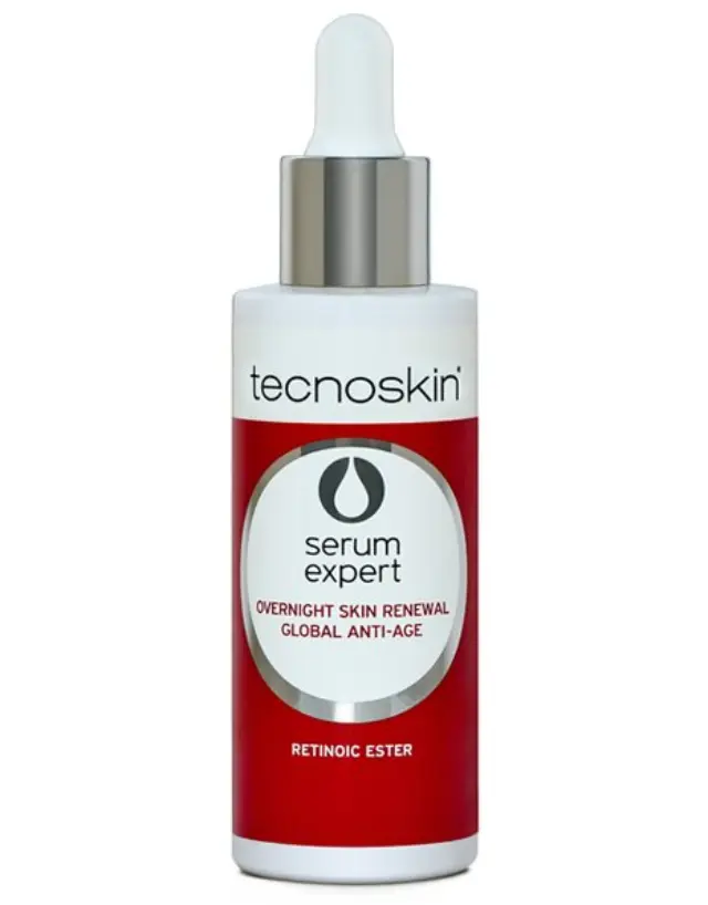 TECNOSKIN Expert Overnight Skin Renewal Global Anti-Age Ενυδατικό & Αντιγηραντικό Serum Προσώπου για Λεύκανση 30ml