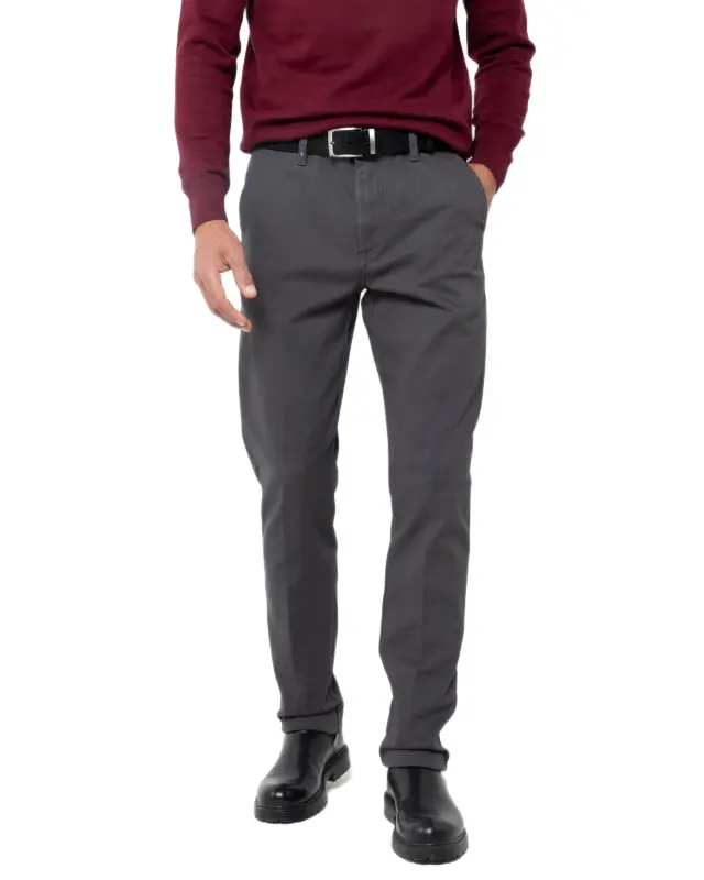 The Bostonians Dobby ανδρικό υφασμάτινο παντελόνι regular fit 3CN1626T809-1