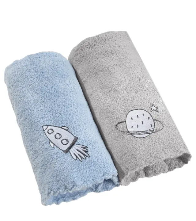 ΣΕΤ ΒΡΕΦΙΚΕΣ ΠΕΤΣΕΤΕΣ 2ΤΕΜΑΧΙΩΝ BABY TOWELS BOY SET 2 (35X50) GUY LAROCHE 3