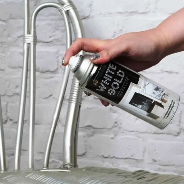 Μεταλλικό Χρώμα White Gold Rust-Oleum 400ml 3