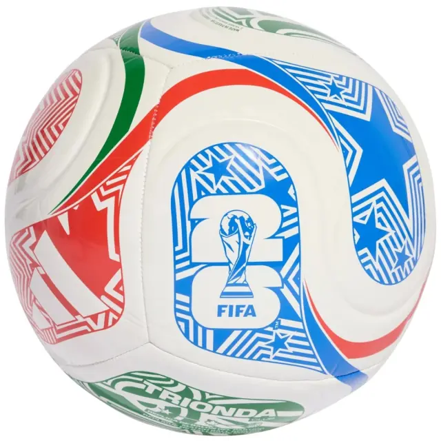 adidas Performance Adult World Cup 26 Trionda Club Size 5 Foot Ball Λευκό JD8028 (adidas Performance) - 5