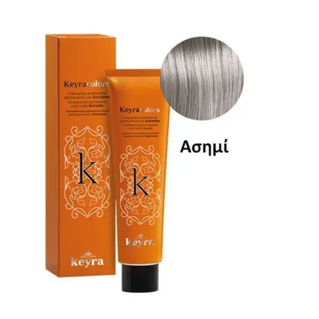 Keyra Επαγγελματική Βαφή Μαλλιών 100ml Plata-Ασημί