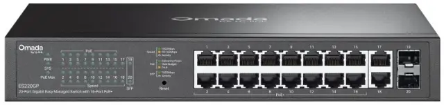 TP-Link ES220GP Omada Gigabit Easy PoE Switch