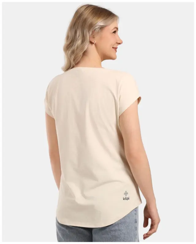 Γυναικείο T-shirt Πεζοπορίας Kilpi Arony-W Beige Quick Dry - 1L0304KI-BEG - 46-3XL 2