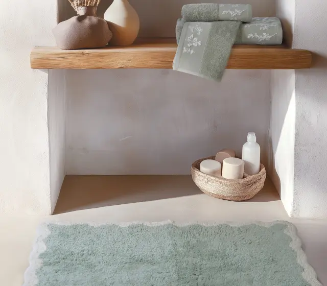 ΧΑΛΑΚΙ ΜΠΑΝΙΟΥ CLARIS 60X90 NEF-NEF HOMEWARE GREEN