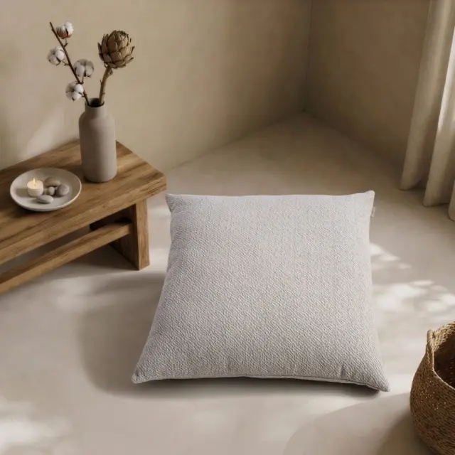 Μαξιλαροθήκη Dayton 07 Pearl Grey TEORAN 30x50cm με γέμιση 3