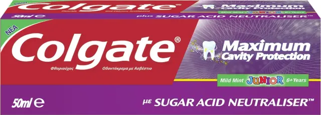 Colgate Οδοντόκρεμα Maximum Cavity Protection 50ml με Γεύση Mild Mint για 6+ χρονών