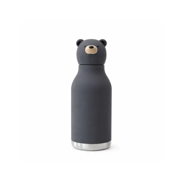 ASOBU Παγούρι Ανοξείδωτο Bestie - Black Bear 460 ml