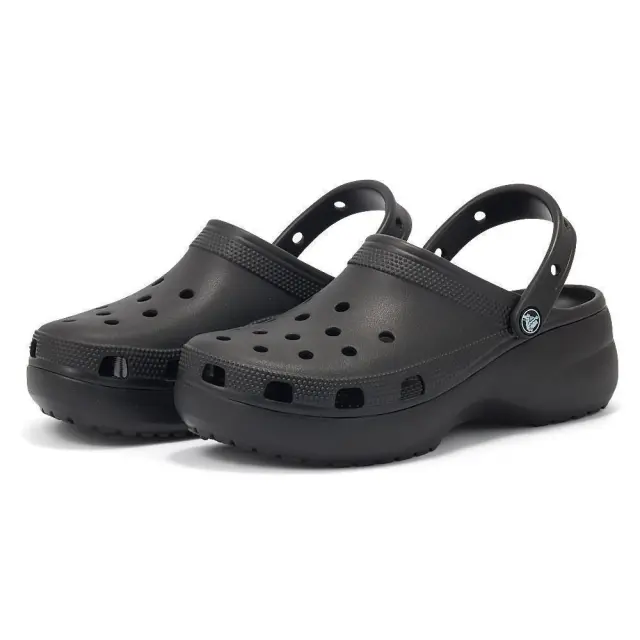 Crocs Classic Platform Clog W Black Noir 206750-001 3