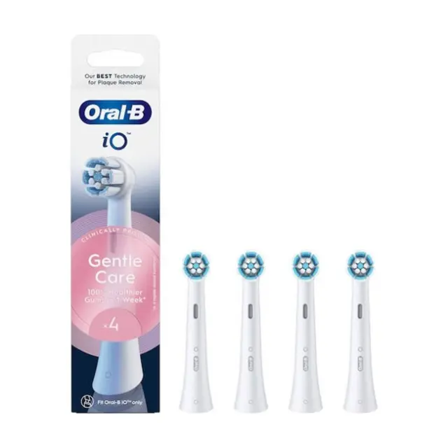 Oral-B Ανταλλακτικές Κεφαλές για Ηλεκτρική Οδοντόβουρτσα iO Sensitive Clean 4pack White