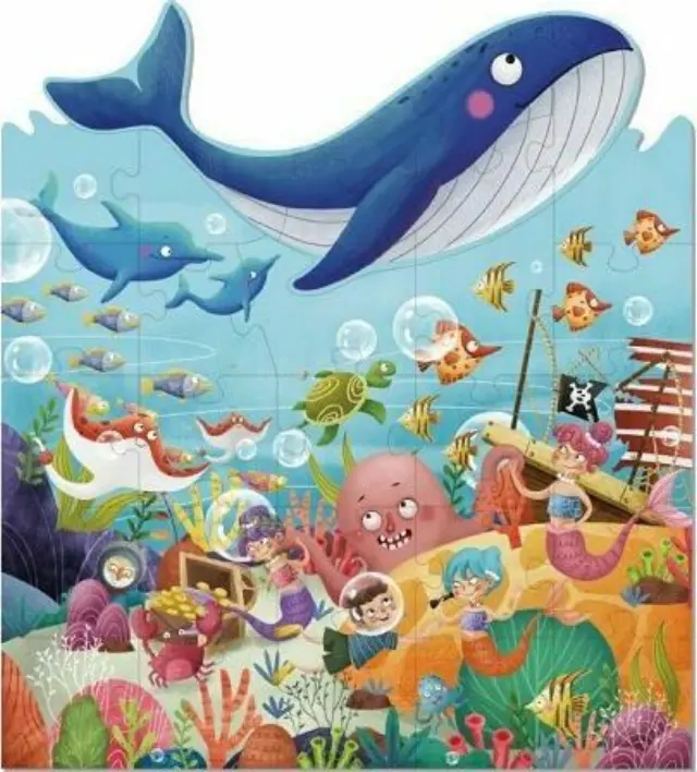 Tooky Toy / Tookyland Puzzle Φάλαινα 30Τ. LT010 2