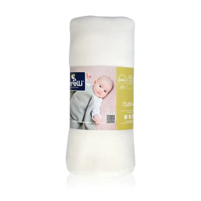 Lorelli Κουβέρτα Αγκαλιάς 75*100cm Polar White 10340020013 2