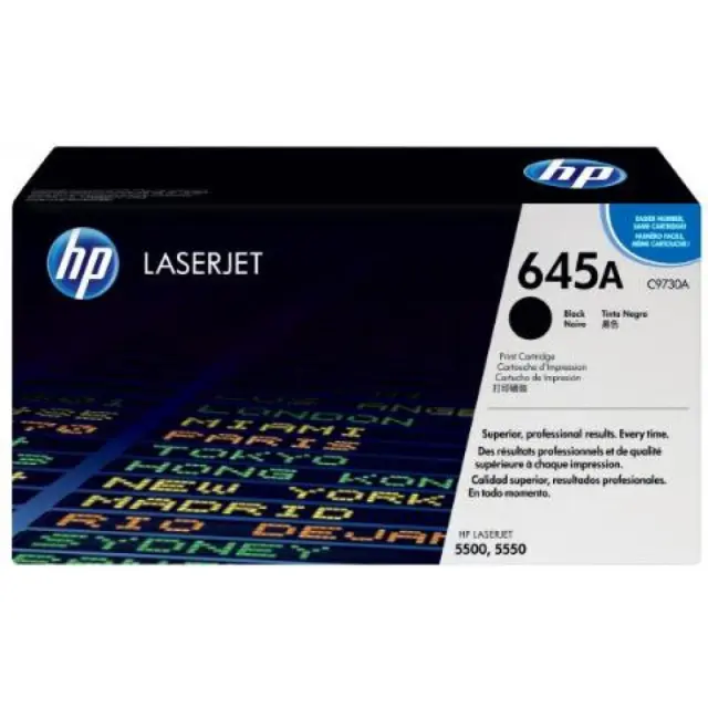 HP 645A Γνήσιο Toner Laser Εκτυπωτή Μαύρο 13000 Σελίδων C9730A
