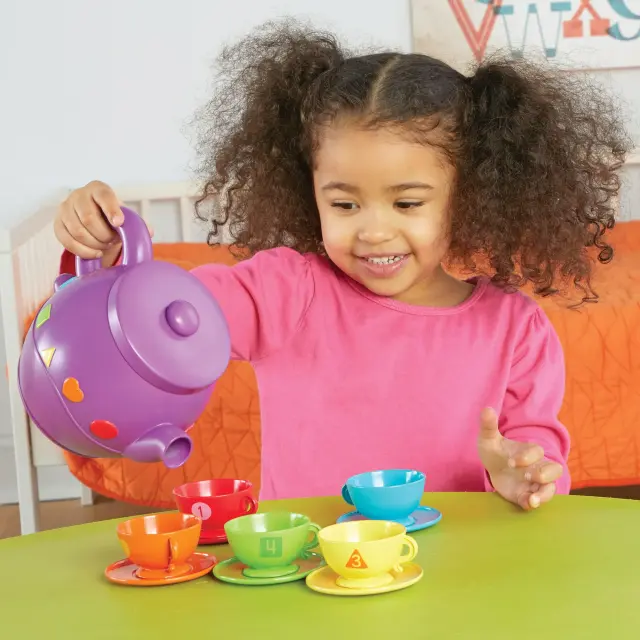 Learning Resources Εκπαιδευτικό Παιχνίδι Σετ Τσαγιού Serving Shapes από 2+ ετών LER 7740 3