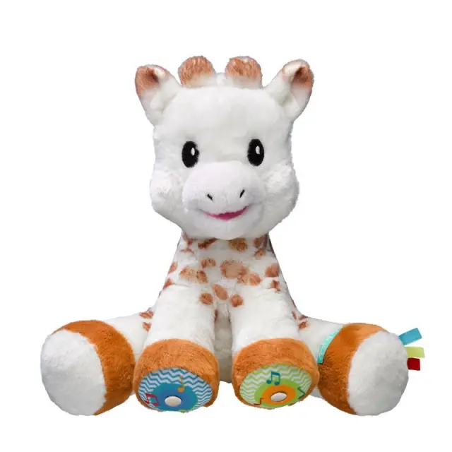 Sophie La Girafe Σόφι Καμηλοπάρδαλη Λούτρινο Μεταφέρει τη μουσική με ένα άγγιγμα! για 6+ μηνών S230806