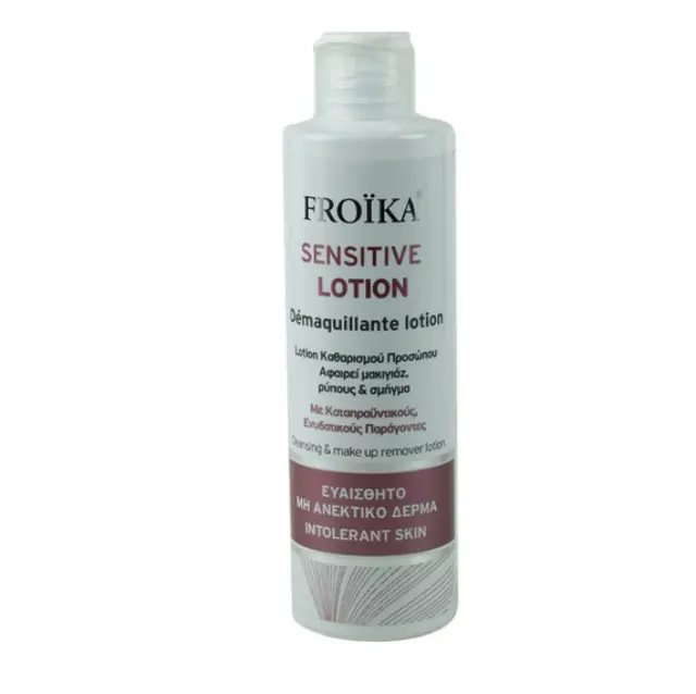 FROIKA SENSITIVE LOTION Απαλή Lotion Καθαρισμού- Ντεμακιγιάζ Προσώπου 200ml