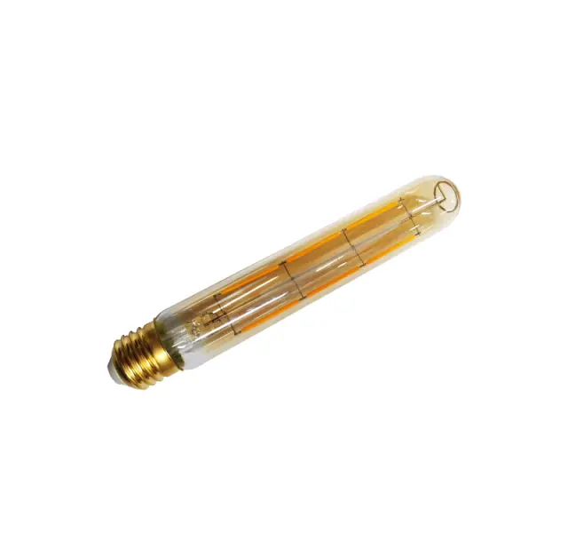 LED ΛΑΜΠΑ COG ΣΩΛΗΝΑΣ L:185mm D:30mm Ε27 6W ΝΤΙΜΑΡΙΖ. ΜΕΛΙ 2200K