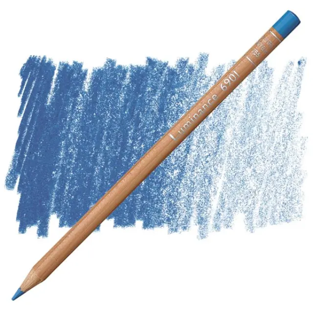 Ξυλομπογιά Caran d'Ache Luminance - 755 Grey Blue