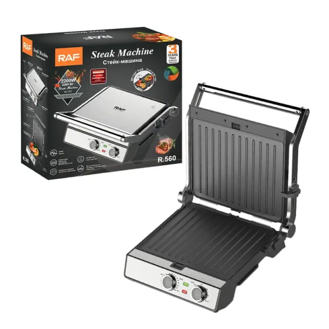 RAF Πολυλειτουργική ψησταριά 2200W R.560 - Steak Machine 97015