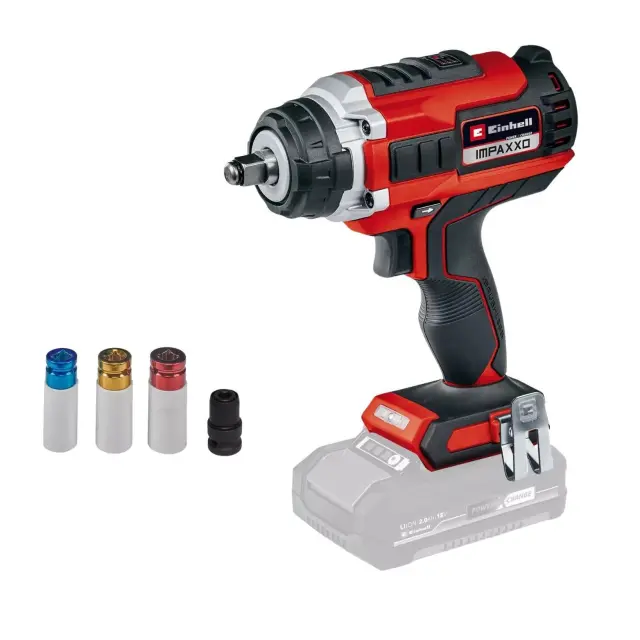 Einhell 4510070 - Mπουλονόκλειδο Μπαταρίας Επαναφορτιζόμενο Brushless Impaxxo 18/400 με Υποδοχή 1/2" (Χωρίς Μπαταρία + Φορτιστή)
