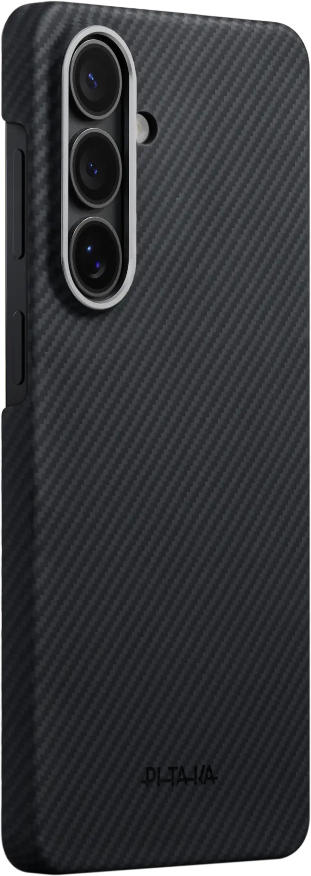 Pitaka Edge Case, Black/Grey Twill (Aaron Button) - Samsung Galaxy S26