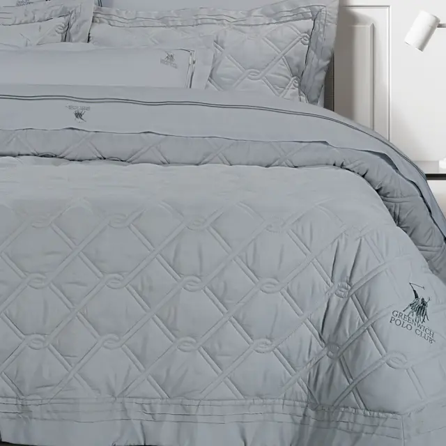 Σετ Κουβερλί 220Χ240 Υπέρδιπλο Premium Greenwich Polo Club 2163 Γκρι 2