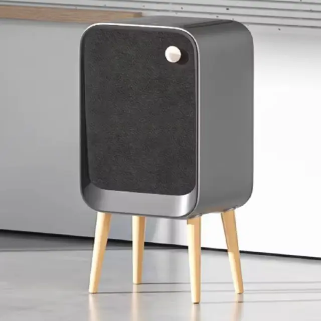 Delta Cleaning Πλαστικός Κάδος Απορριμμάτων Inox με Σένσορα και Ποδαράκια 20lt Γκρι / ΚΑΣ20Γ