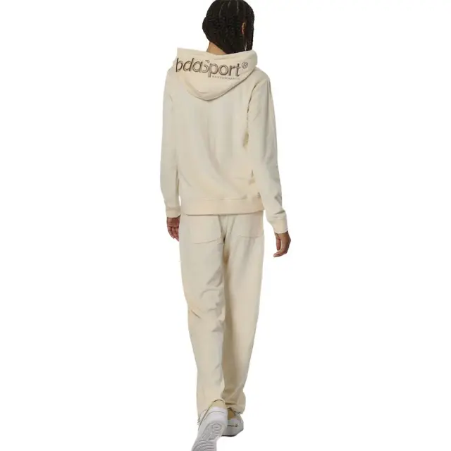 Body Action Women's Basic Velour Pants Εκρού 021533-05 (Body Action) 3