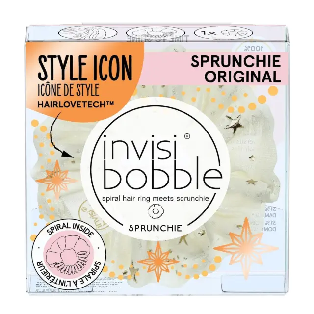 Invisibobble Sprunchie Original Time To Shine The Sparkle Is Real Λαστιχάκι Μαλλιών 1τμχ