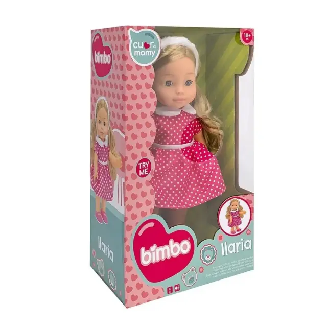 Κούκλα που περπατάει Globo Bimbo walking doll 33cm με μουσική 2