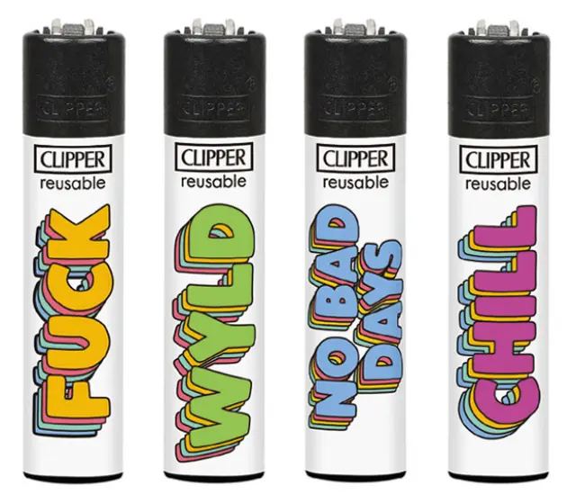 Clipper Αναπτήρας Μεγάλος - Slogan
