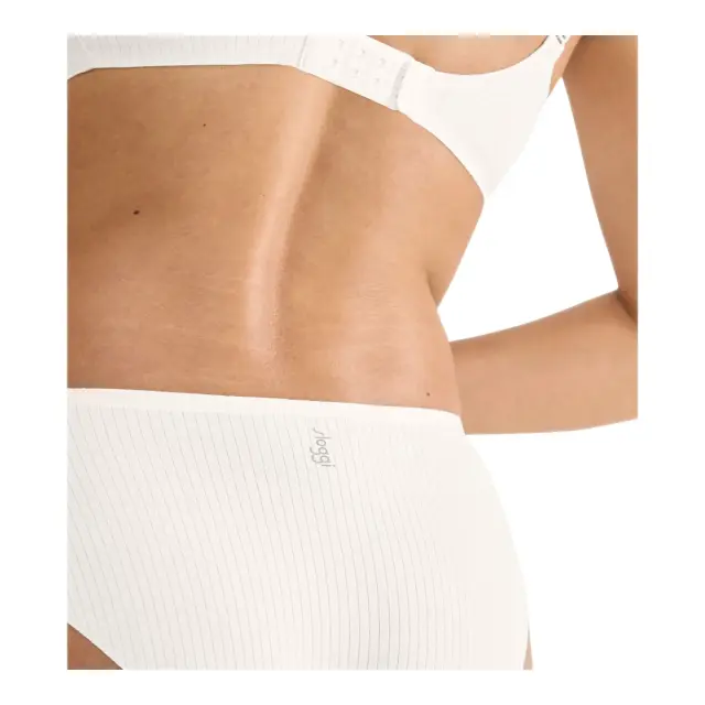 Sloggi Γυναικείο Slip Zero Feel Pure High Leg, Χρώμα Silk White - XL 3