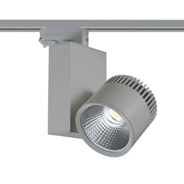 GREY LED COB ΦΩΤΙΣΤΙΚΟ ΡΑΓΑΣ 45W 3000K 4 ΣΥΡΜΑΤΑ 36° 3200LM 230V AC Ra80 / BIENAL4530G4