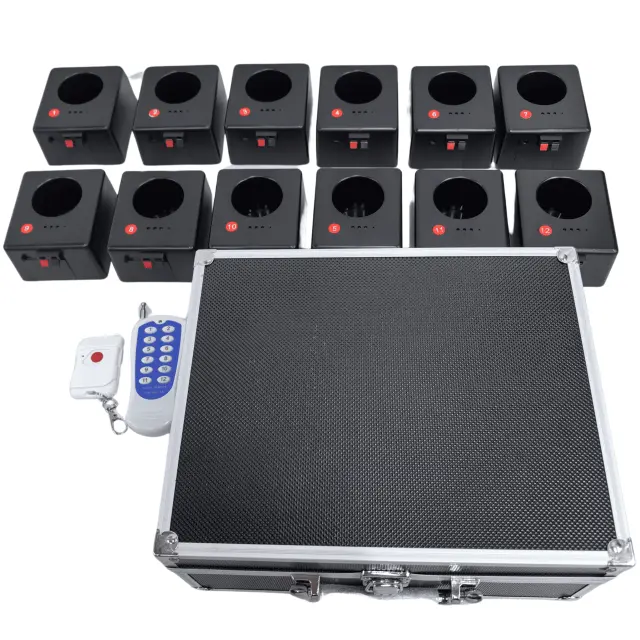 SUPRIMO SL12 wireless system for remote firing of spark fountains, 12 receivers, 2 remote controls 3