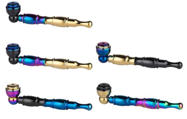 Μεταλλική Πίπα Σχέδιο Multicolor - 11.5cm 2