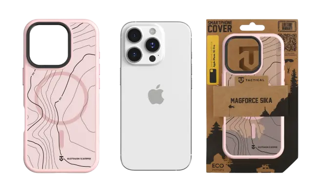 Tactical MagForce Hyperstealth Sika Cover for Apple iPhone 16 Pro Pink Panther 3