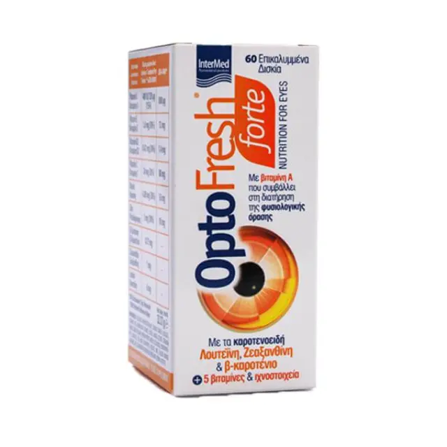 Intermed Optofresh Forte Συμπλήρωμα Διατροφής με Λουτεΐνη και Zεαξανθίνη για τη Διατήρηση της Καλής Όρασης, 60tabs