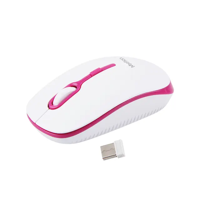 Meetion Ασύρματο Ποντίκι MT-R547 2.4G Άσπρο & Ροζ 17.001.0013 3